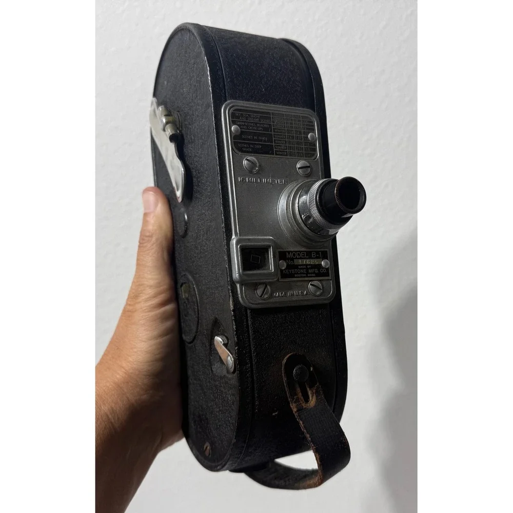 Vintage Keystone‎ Model B-1 16mm Movie Camera Black Untested Parts Only USA